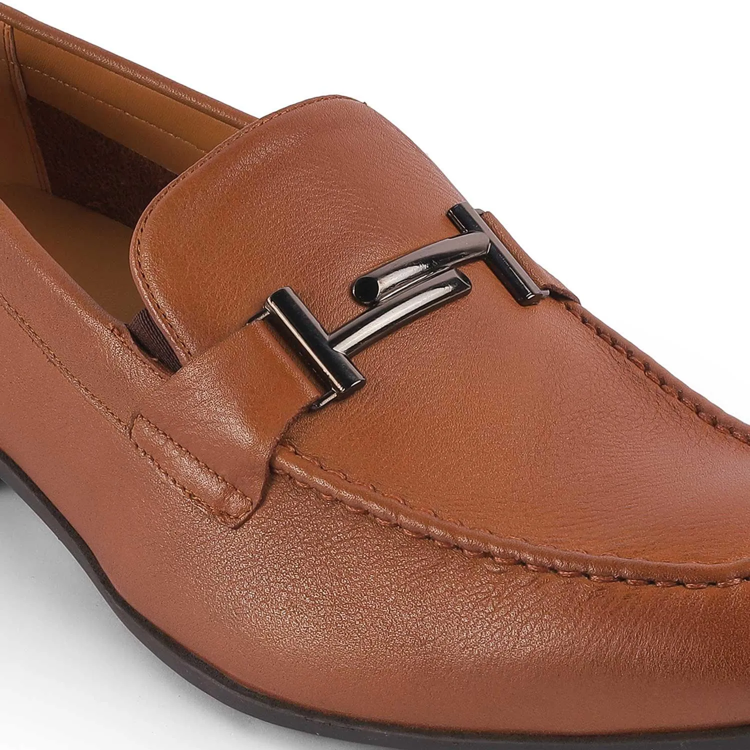 Tresmode Nelson Tan Men's Leather Loafers