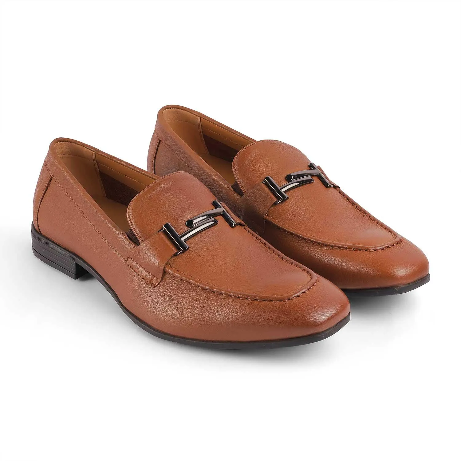 Tresmode Nelson Tan Men's Leather Loafers