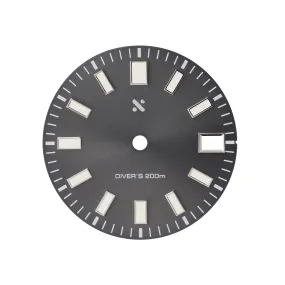 Watch Dial: 62MAS Sunburst Grey