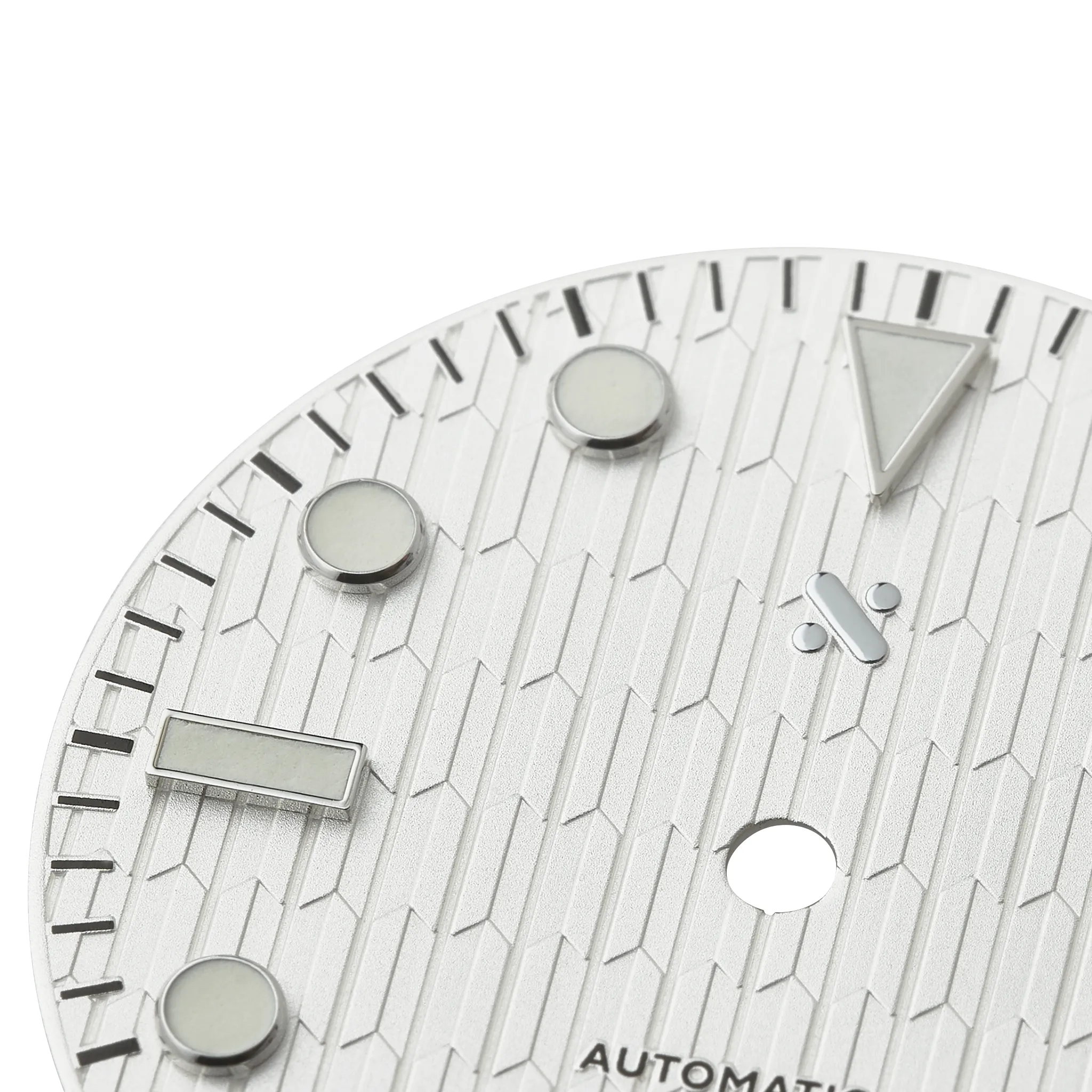 Watch Dial: Arrow Silver