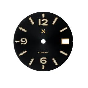 Watch Dial: B&R Pilot Black/Gold