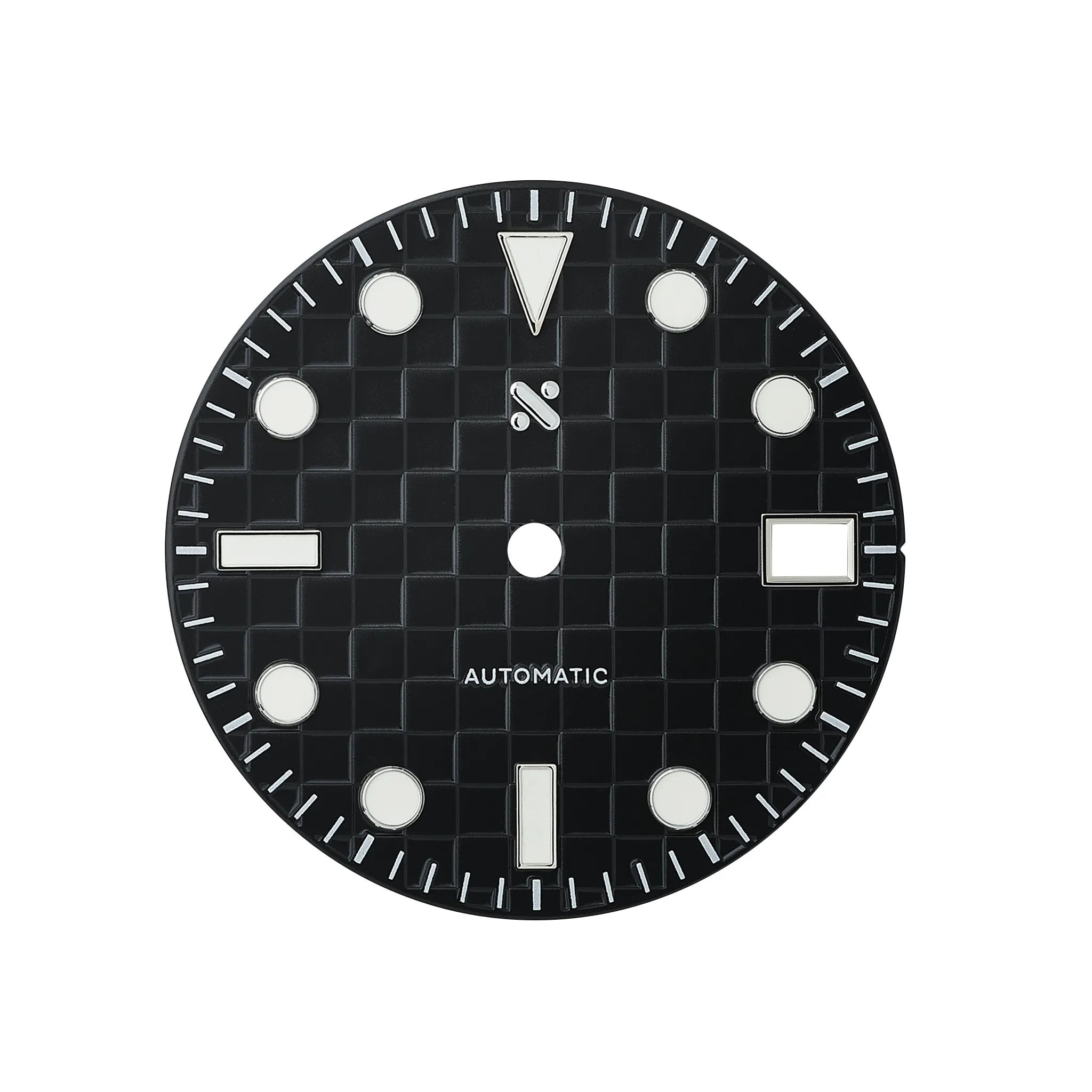 Watch Dial: Checkerboard Black