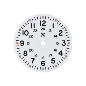 Watch Dial: Khaki Field White