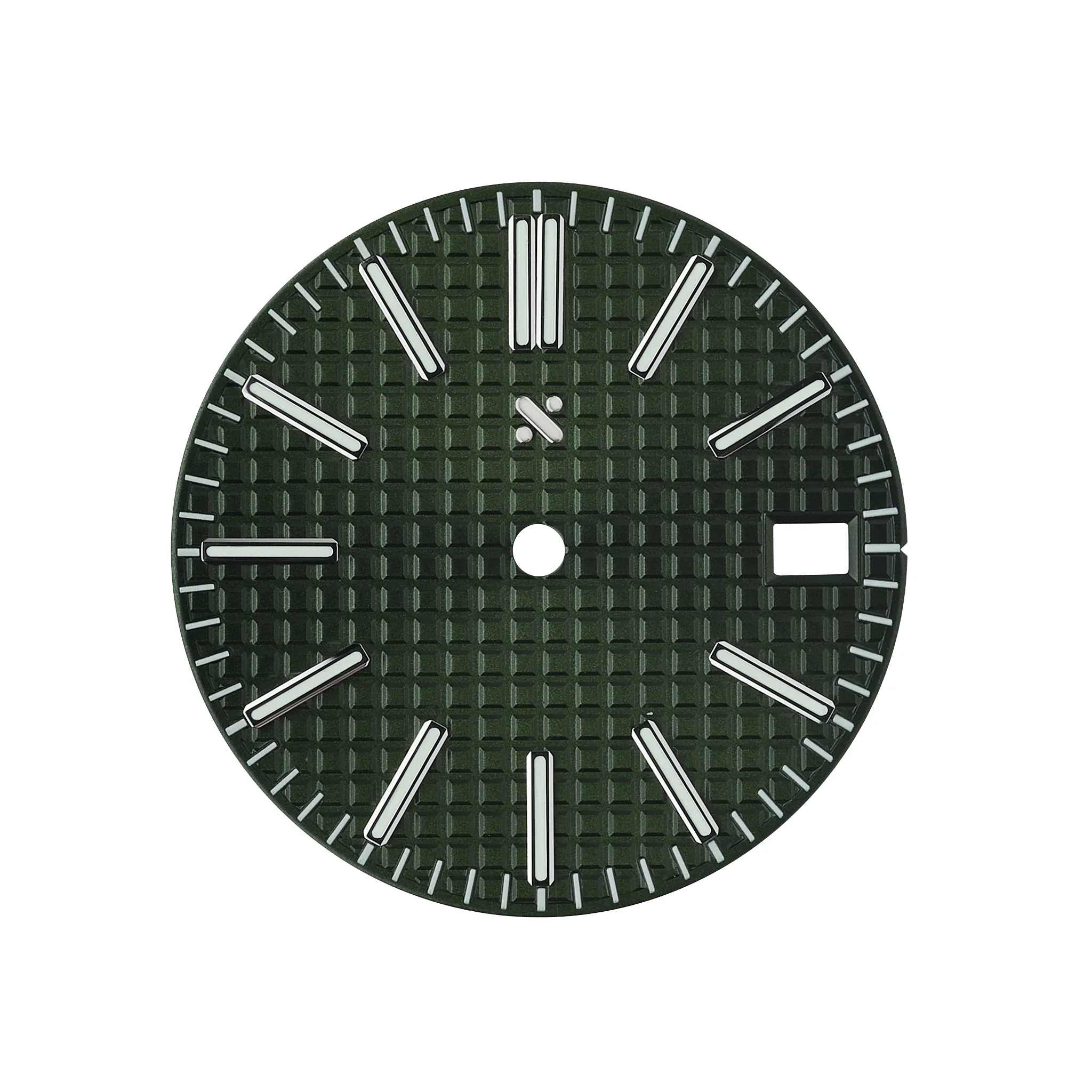 Watch Dial: Oak Sunburst Forest Green