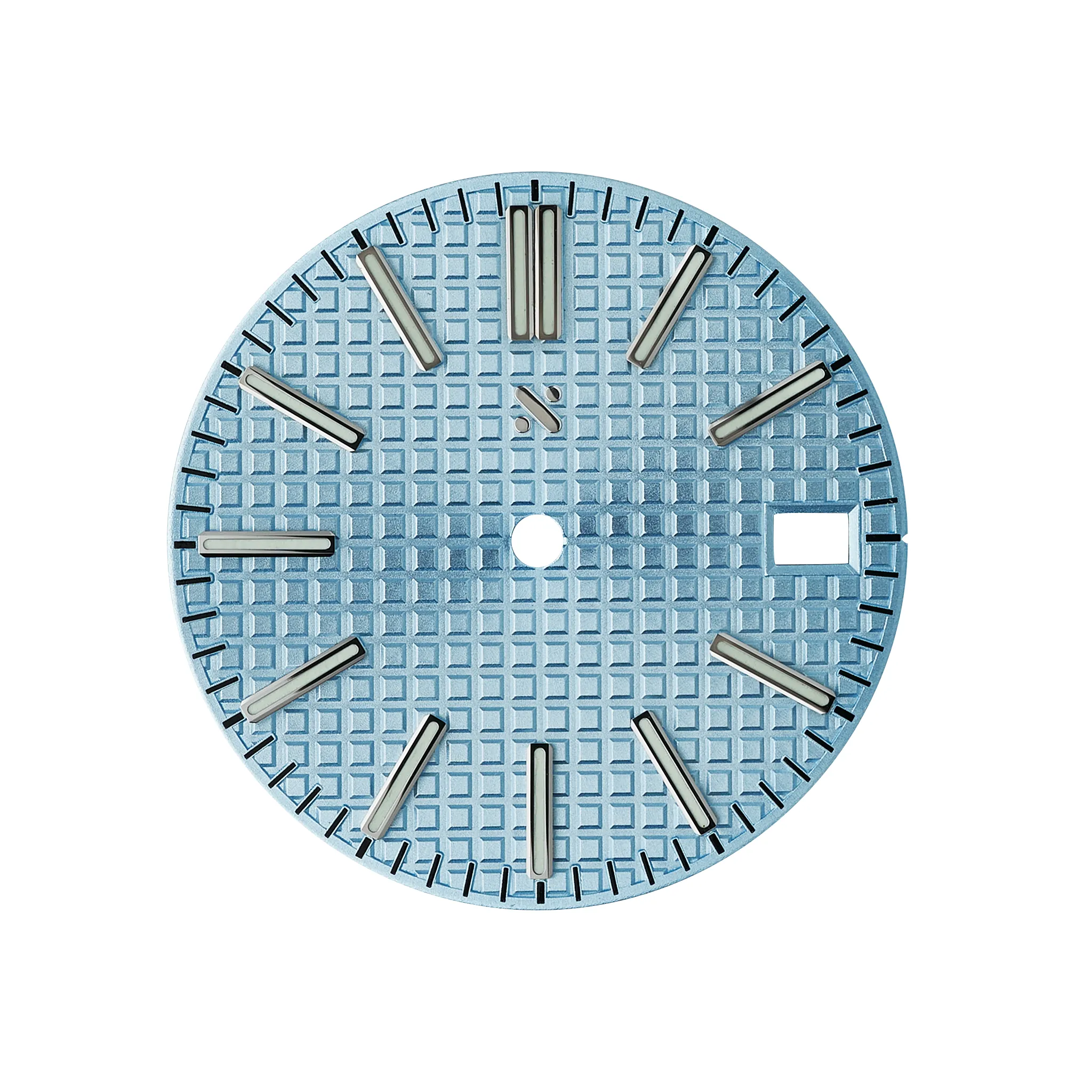 Watch Dial: Oak Sunburst Sky Blue