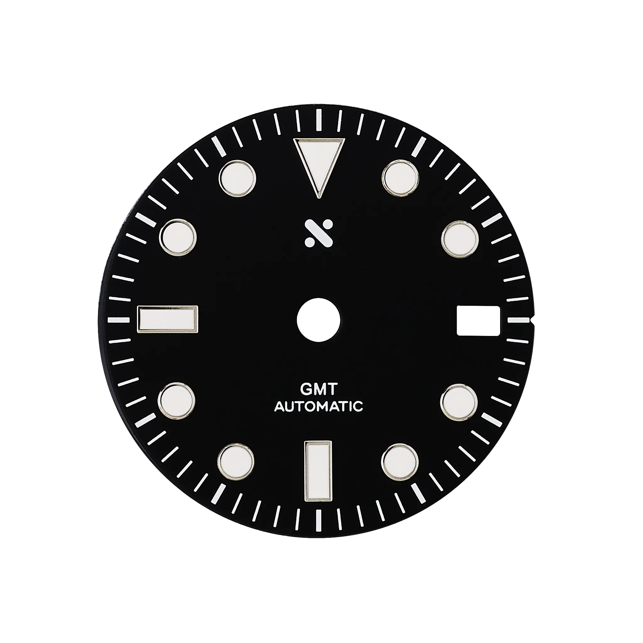 Watch Dial: SSK/NH34 GMT Divemaster Black