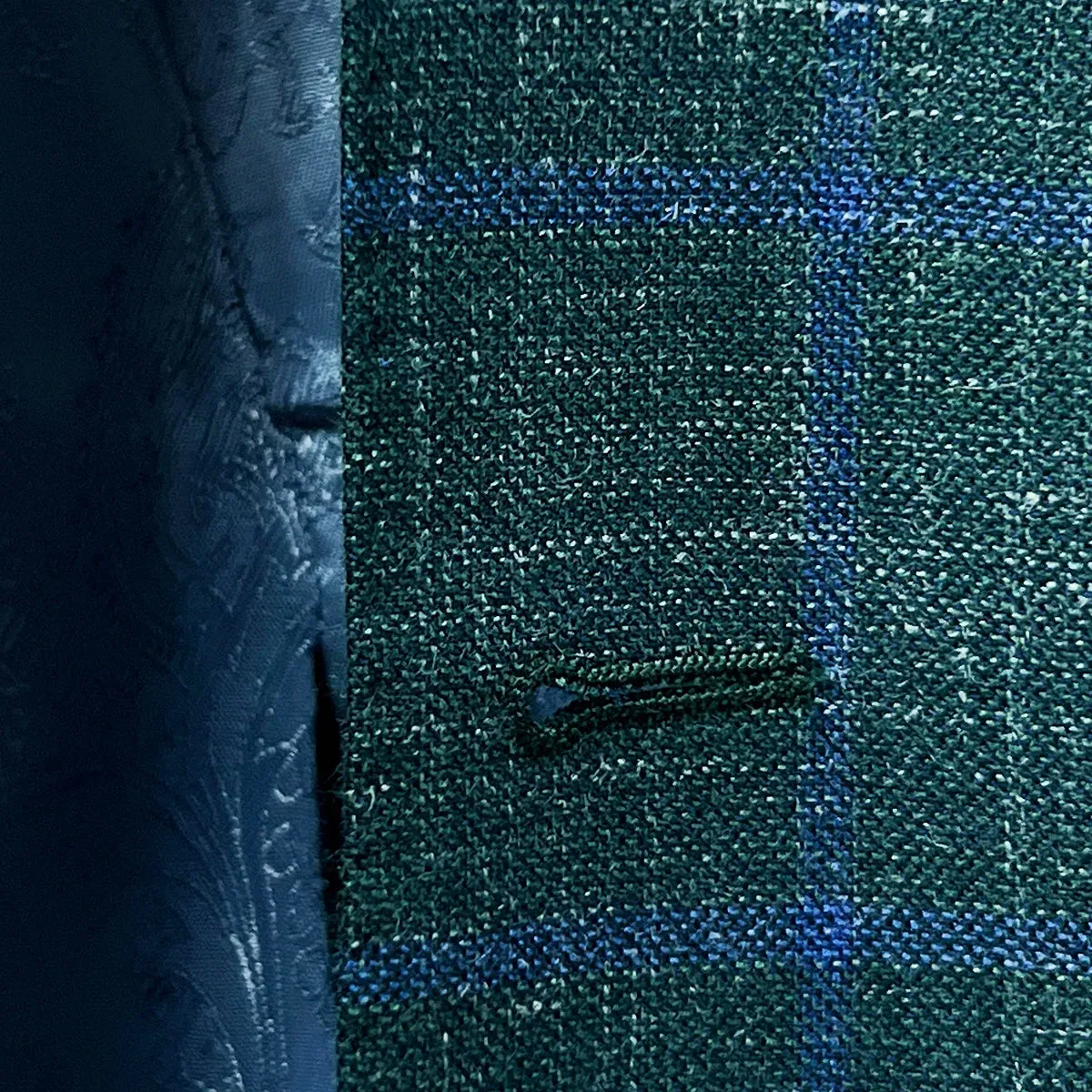 Westwood Hart Dark Green with Blue Windowpane Sport Coat