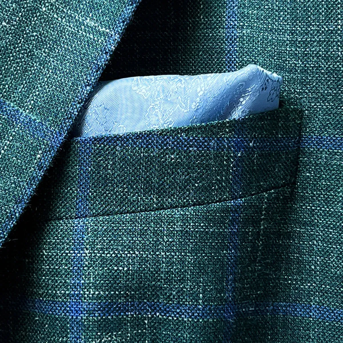 Westwood Hart Dark Green with Blue Windowpane Sport Coat