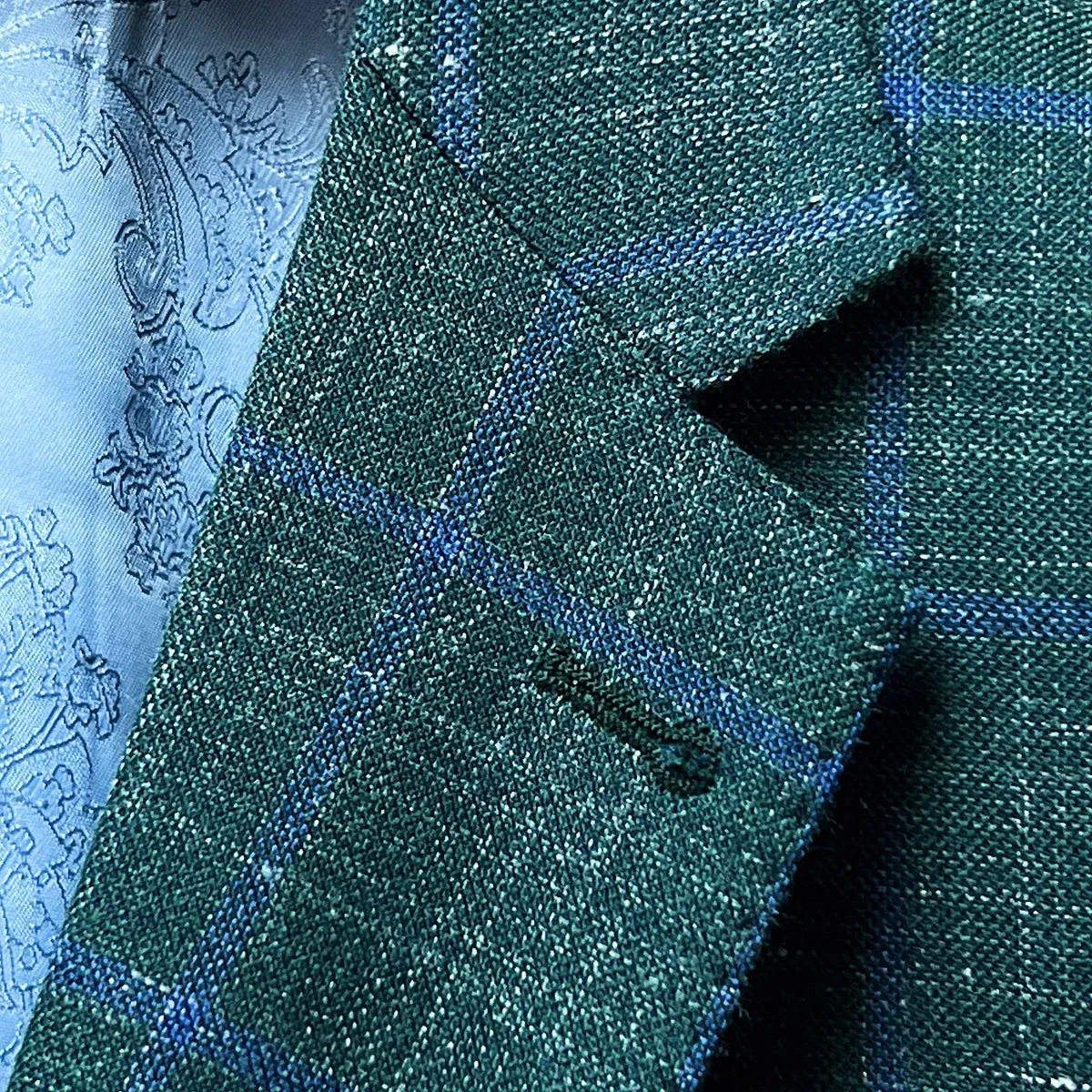 Westwood Hart Dark Green with Blue Windowpane Sport Coat