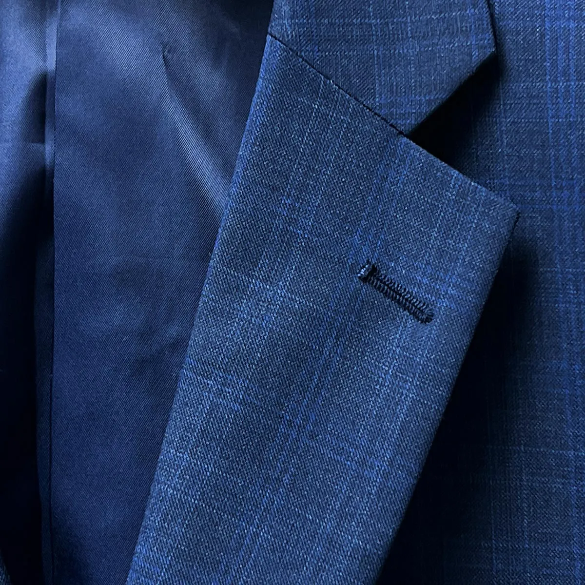 Westwood Hart Navy with Blue Windowpane Suit